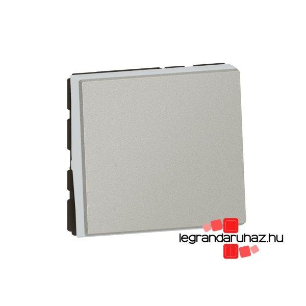 Legrand Program Mosaic nyomó 6A 2 modulos, alumínium , Legrand 079240L