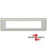 Legrand Program Mosaic keret 1x10 modulos, alumnium , Legra