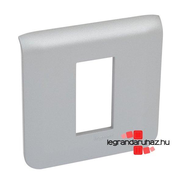 Legrand Program Mosaic keret 1x1 modulos, 80x80 mm, alumínium , Legrand 079311L