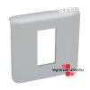 Legrand Program Mosaic keret 1x1 modulos, 80x80 mm, alumniu