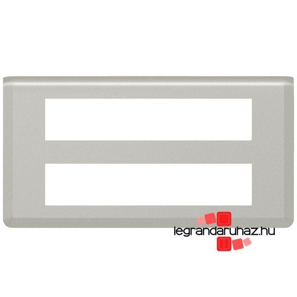 Legrand Program Mosaic 2x10 modulos keret, alumínium , Legrand 079328L