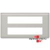 Legrand Program Mosaic 2x10 modulos keret, alumnium , Legra