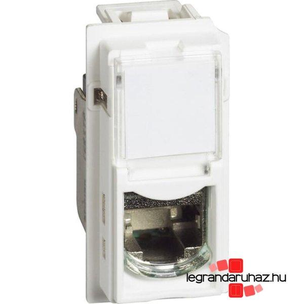 Bticino Living Now 1xRJ45 Cat.6 STP csatlakozóaljzat 1 modul, fehér, KW4279C6S