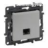 Legrand Nilo Step 1XRJ45 Cat.5E UTP aljzat, alumnium, Legr
