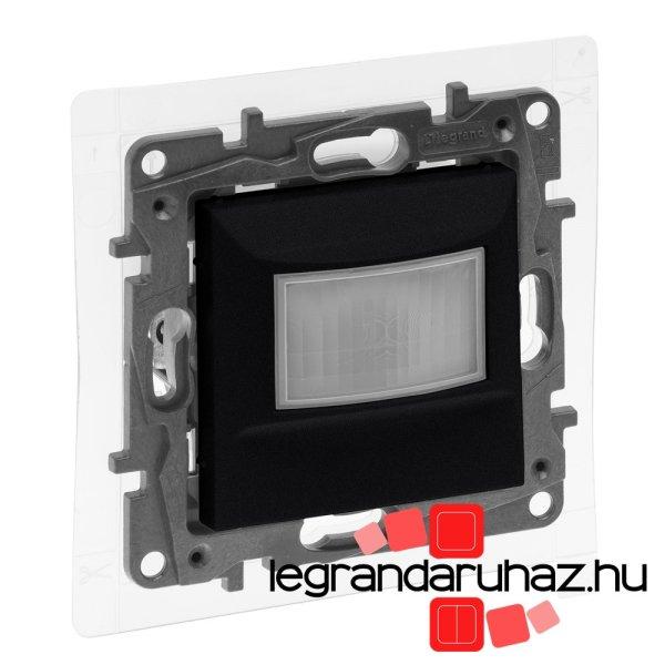 Legrand Niloé Step IP44 mozgásérzékelős kapcsoló 3 - 250 W, 120°,
2-vezetékes, fekete, Legrand 863550A