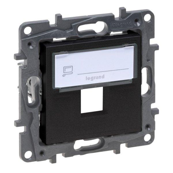 Legrand Niloé Step keystone adapter, fekete, Legrand 863587