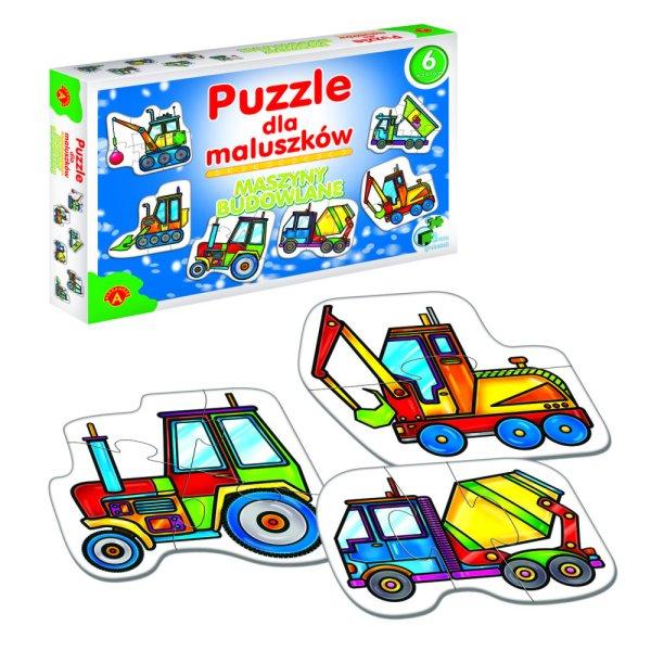 Puzzle kisgyermekeknek - építőipari gépek