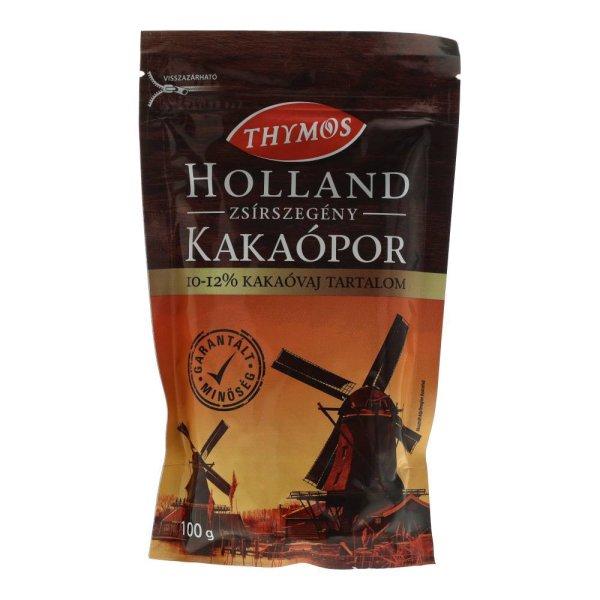 THYMOS HOLLAND KAKAÓ ZSÍRSZEGÉNY 100G