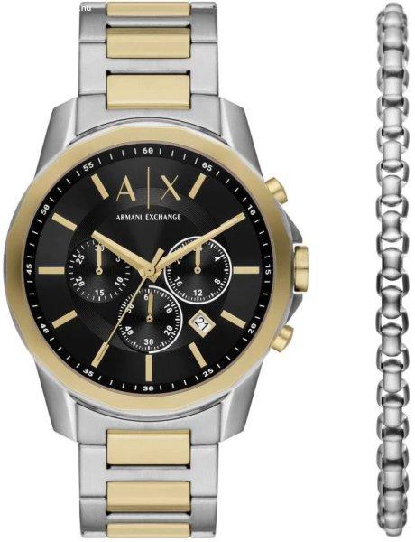 Armani Exchange Banks ajándék szett + karkötő AX7148SET