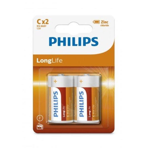 Philips R14L2B/10 elem longlife c 2-bliszter