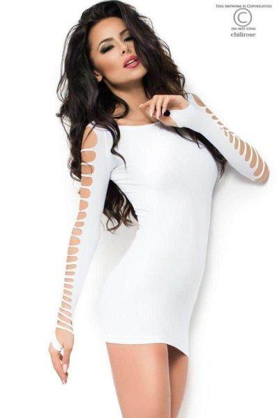 CR 3608 SM White seamless Minidress