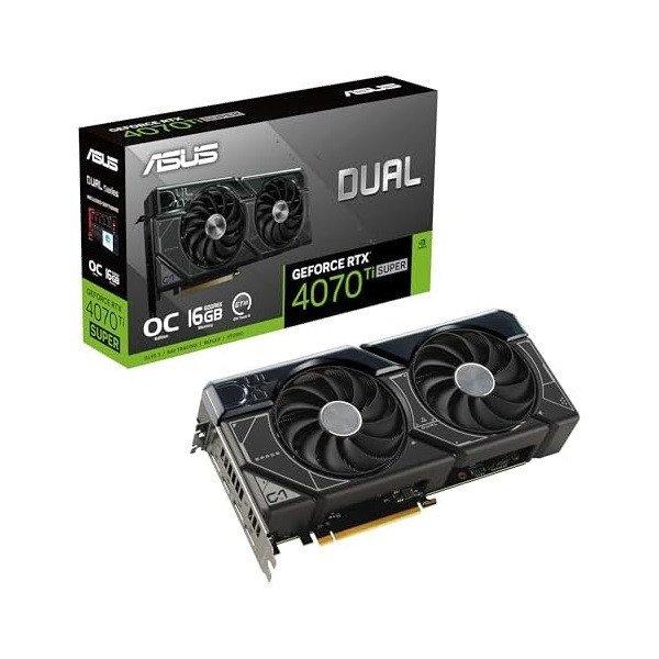 Asus Videokártya - nVidia DUAL-RTX4060TI-O16G-EVO (16384MB, GDDR6, 2595/18000
Mhz, 128bit, HDMI2.1, 3xDP1.4)