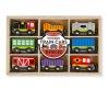 Melissa & Doug Fa vonatok s snek, Vonatszerelvnyek 8 