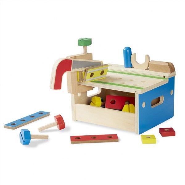 Melissa & Doug barkácsasztal satupaddal