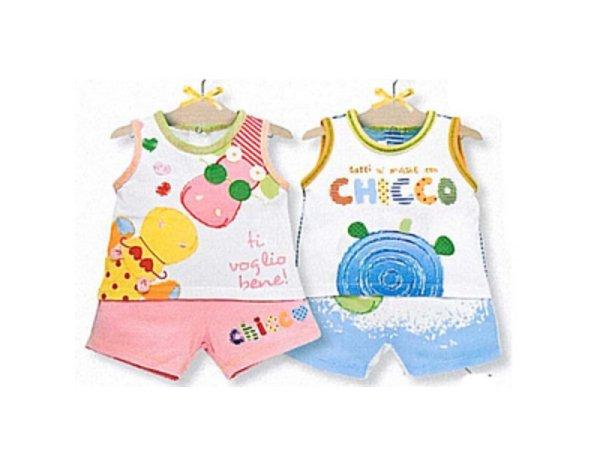 Chicco Short + póló együttes, kék - 68-as