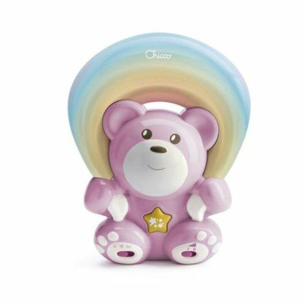 Chicco Rainbow Bear - Szivárvány maci zene-fény projektor, elemes,
rózsaszín