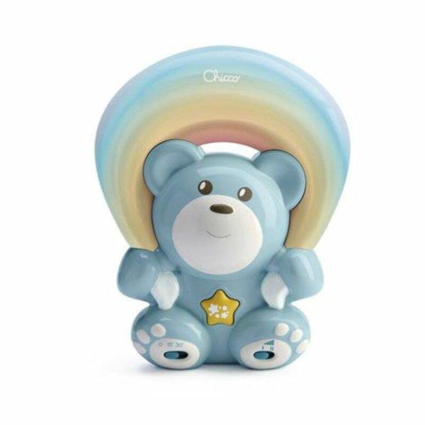 Chicco Rainbow Bear - Szivárvány maci zene-fény projektor, elemes, kék