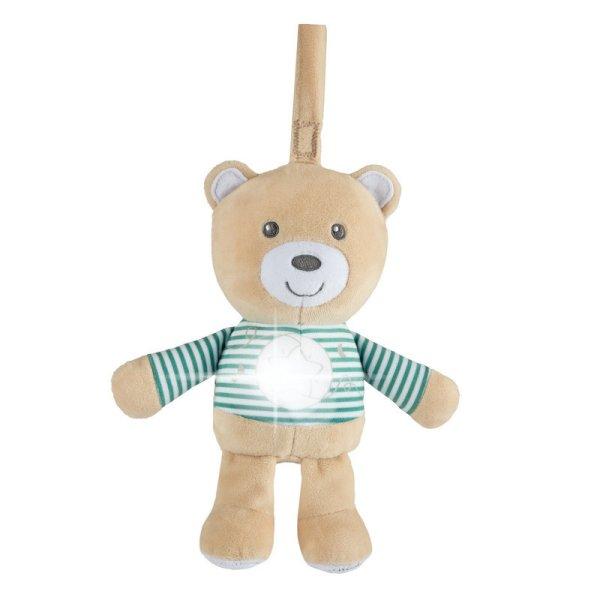 Chicco Lullaby Stardust Bear zenélő-fénylő, altató plüssmackó