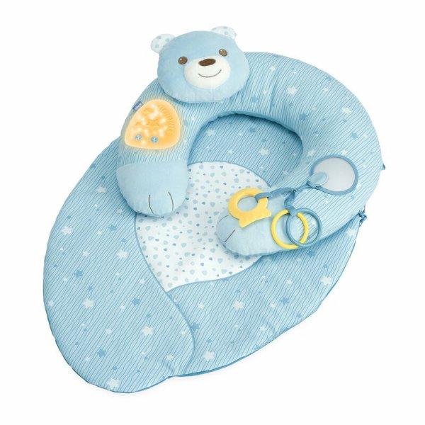 Chicco My First Nest babafészek - hasalópárna Light Blue