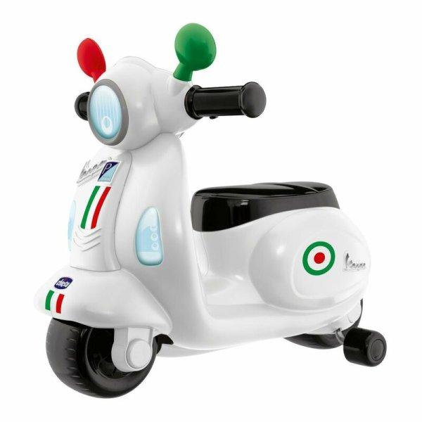 Chicco Vespa Primavera Italia robogó 12-36 hó, lábbal hajtós, fehér