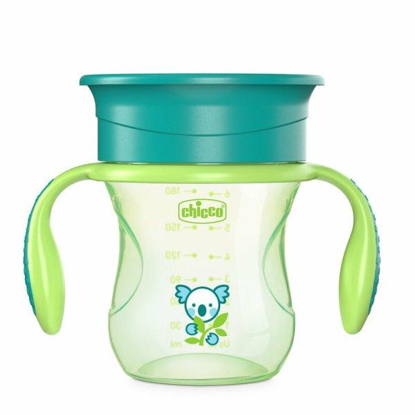 Chicco Perfect 360° itatópohár, 200 ml, tanulópohár, zöld