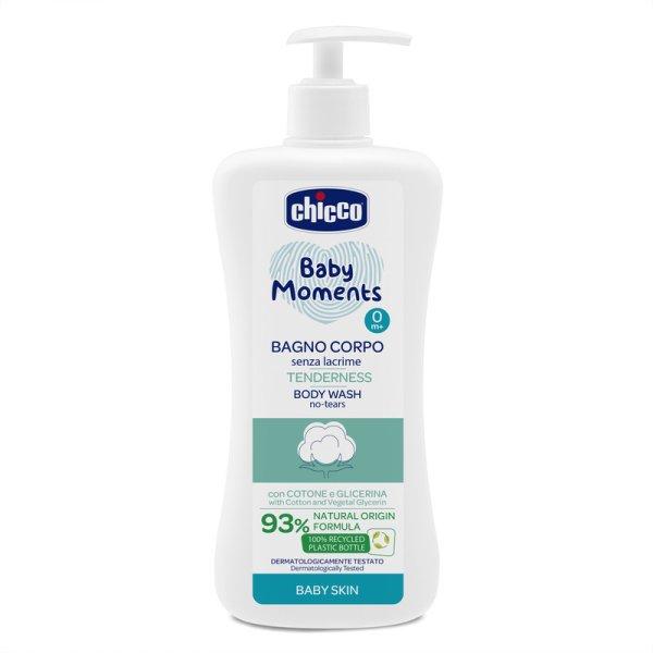 Chicco Fürdető Tenderness 500 ml - könnymentes gyapotkivonattal és növényi
glicerinnel