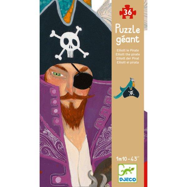 Djeco Óriás puzzle - Kalóz Éliás - Elliott the pirate