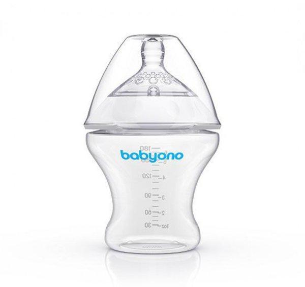 BabyOno Cumisüveg, Natural Nursing, műanyag, Anti-Colic, 180 ml, 1450