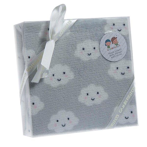 Gamberritos wellsoft takaró 80x110cm felhő - szürke