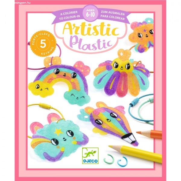 Djeco Magic plastic - Cuki kulcstartó díszek - Kawaii keyring