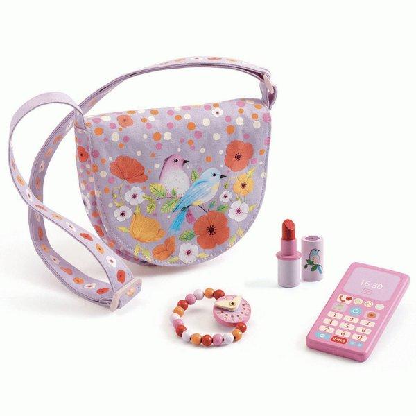 Djeco Djeco szerepjáték eszközök - Madárkás válltáska kiegészítőkkel
- Birdie bag and accessories