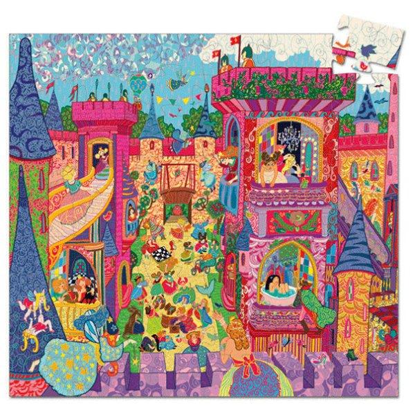 Djeco Formadobozos puzzle - Tündérek kastélya - The fairy castle