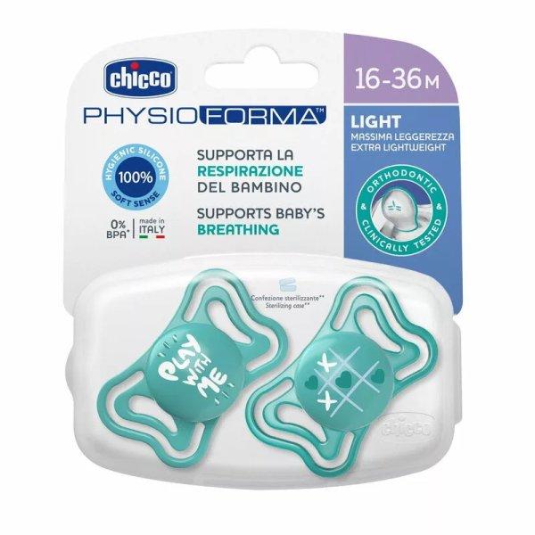 Chicco Physio Forma Light, 16-36 hó, cumi 2 db, sterilizálós tokban, Blue