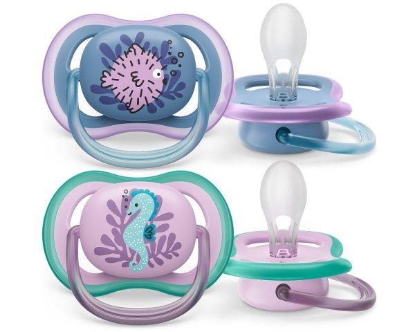 Avent SCF085/61 ultra air, 2 darab, mintás lányos játszócumi, 6-18 hó
(tenger)