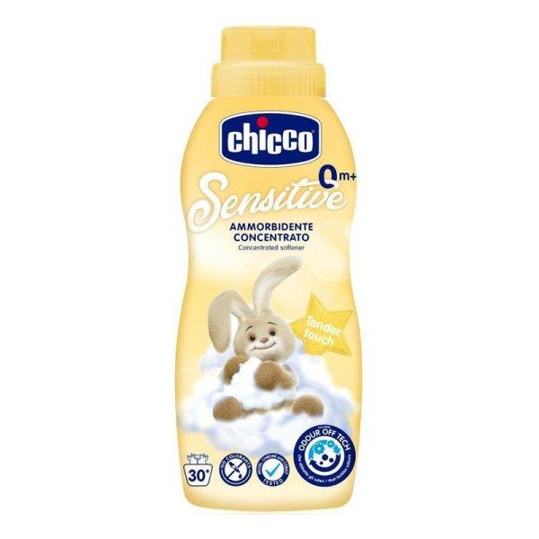 Chicco Öblítő vanília illattal 750 ml Sensitive - vanília sárga