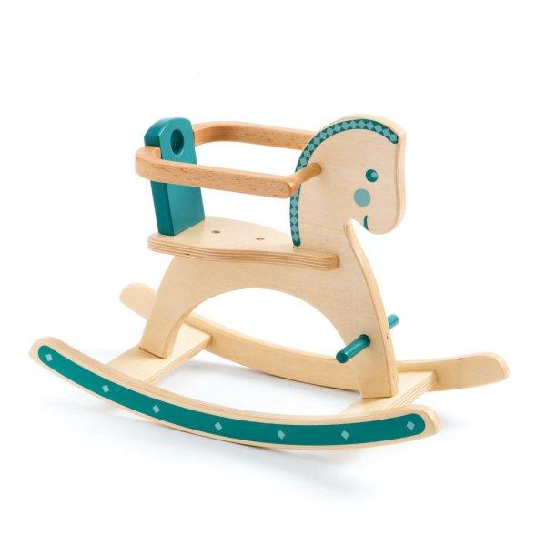 Djeco: Pomea Játékbaba kiegészítő, bababútor - Baba hintalova - Rocking
horse