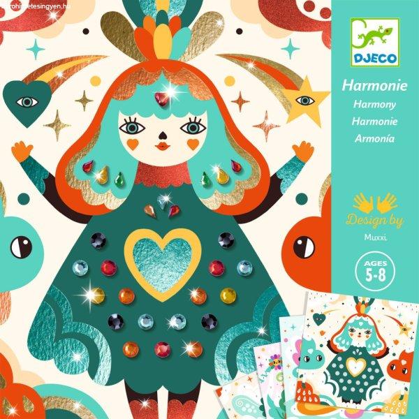 Djeco: Design by Fémfóliás színezés - Harmónia - Harmony