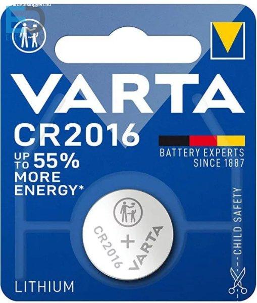 Varta CR2016 ( 6016 ) 3V 55% more energy Lithium B1