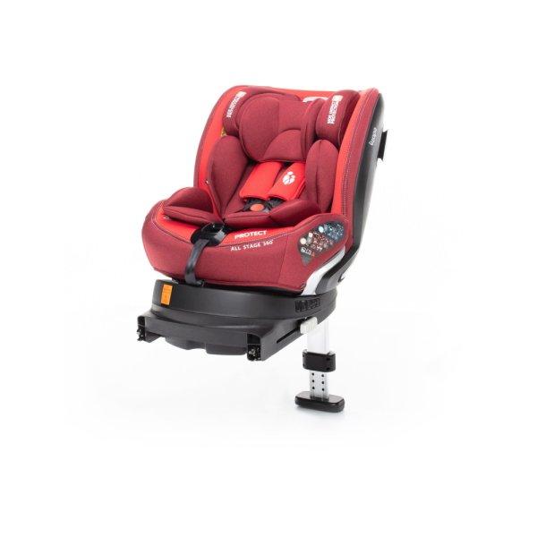 Zopa gyerekülés - Protect i-Size ISOfix 40-105 cm piros