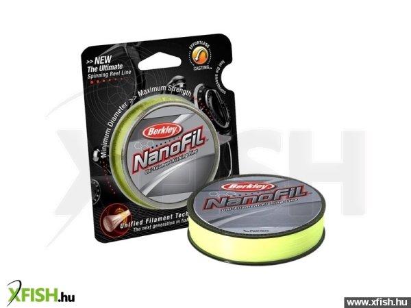 Berkley Nanofil™ Filler Spools Nanofil Zsinór 125m Hi-Vis Chartreuse 20.1kg
0.28mm