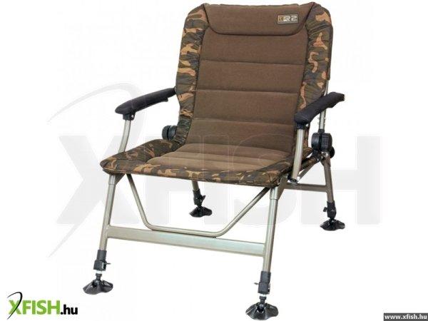 Fox Camo R2 Camo Chair Kényelmes Erős Horgászszék