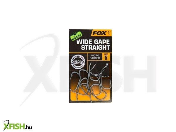 Fox Edges™ Wide Gape Straight Horog (6-Os)