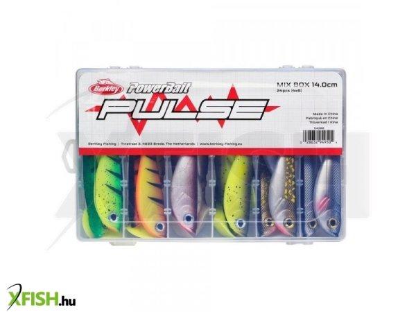 Berkley Pulse Shad Mixbox Gumihal Válogatás 14cm 24db/csomag