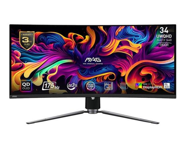 Msi 34" MAG 341CQP QD-OLED Curved