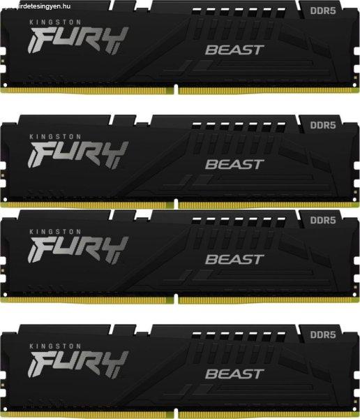 Kingston 64GB 5600Mhz Kit(4x16GB) Fury Beast Black