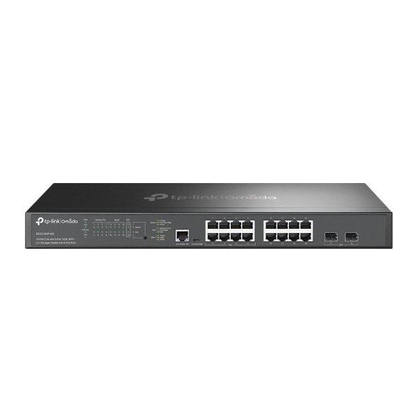 TP-Link SG3218XP-M2 Omada 16-Port 2.5G and 2-Port 10GE SFP+ L2+ Managed Switch
with 8-Port PoE+