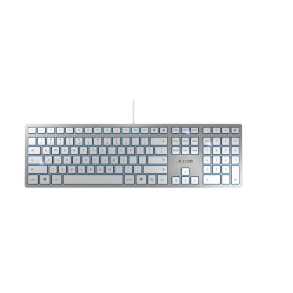 Cherry KC 6000 Slim billentyűzet Silver US