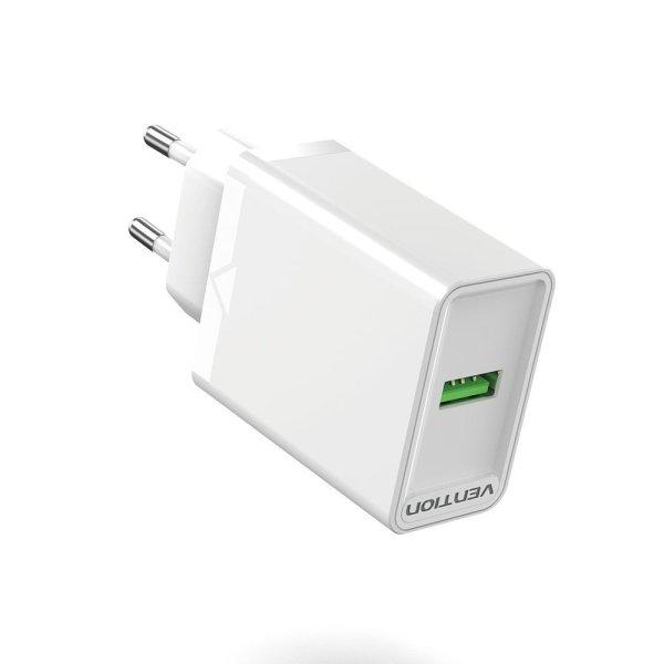 Vention 18W Fast Charger White