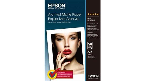 Epson Archival DIN A3+ 189g/m2 50 Lap Matt Fotópapír