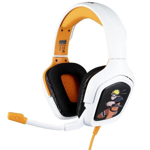 KONIX - NARUTO "Naruto" 2.0 Fejhallgató Vezetékes Gaming Stereo
Mikrofon, Fehér-Mintás